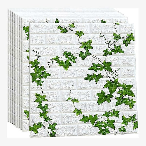 1/5/10 stk. 70*38 cm Høykvalitets 3D Skum Veggpanel Retro Selvklebende Tapet Stue Bakgrunn Vegg Hjem Dekorasjon 10 stk. 70*38 cm 10Pcs 70*38cm