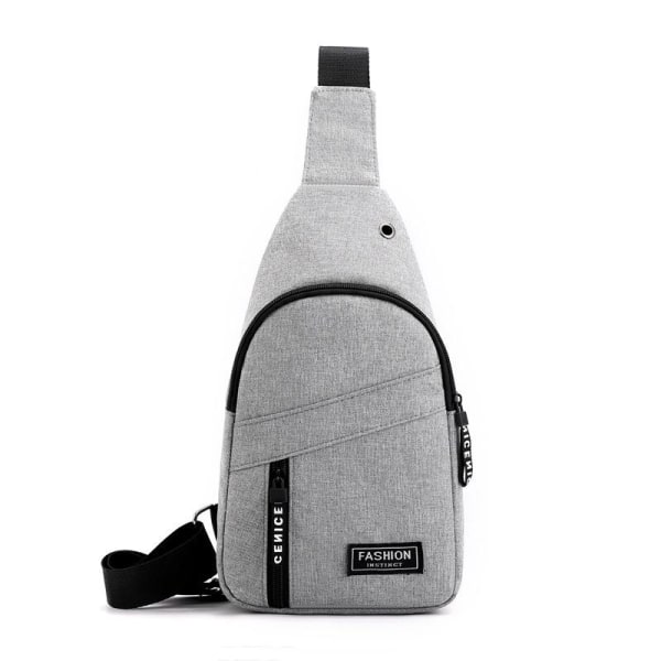 Högkvalitativ utomhusväska i polyamid och nylon för resor eller affärer Grey【Model 2】