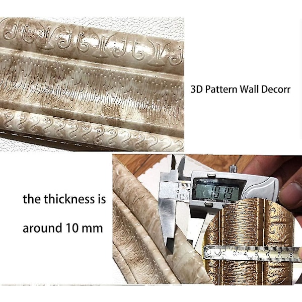 3D Selvklebende Veggbord Vanntett (2,3m)