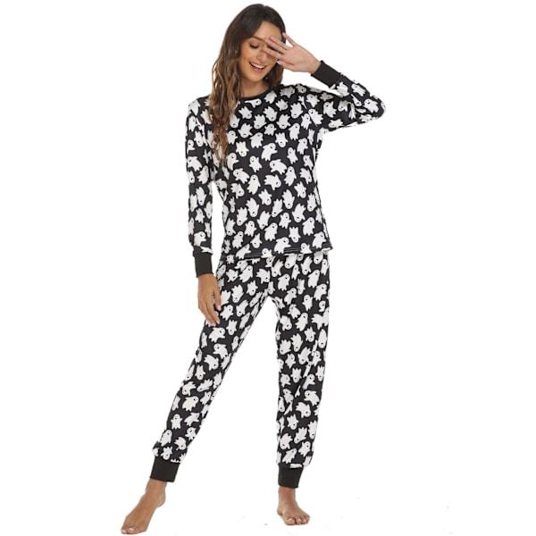 Julpyjamas Matchande Familj Pyjamas Hemmakläder Set Pyjamas 8409 M