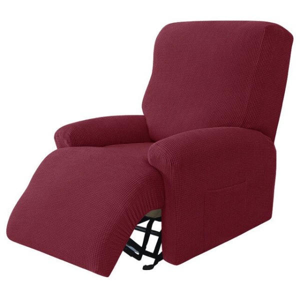 Polar Fleece Fåtöljöverdrag Delad Relax Allomfattande Lazy Boy Stolskydd Vilstol Enkel Soffa Överdrag Fåtöljöverdrag A15 Recliner Cover