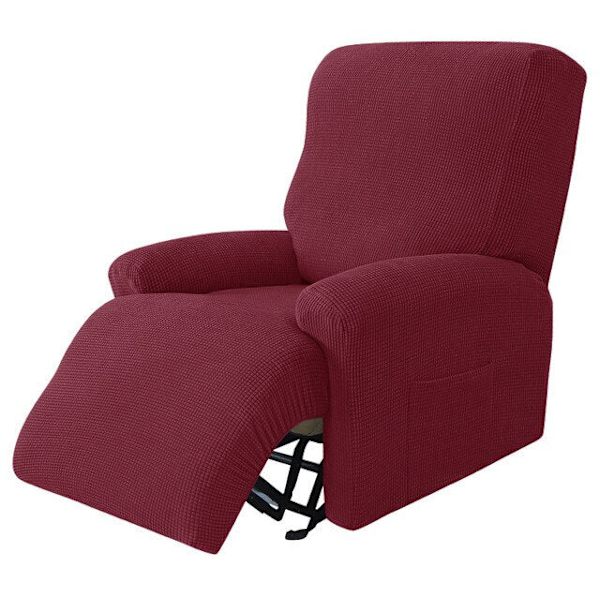 Polar Fleece -lepotuolinpäällinen, jaettu rento all-inclusive Lazy Boy -tuolinpäällinen, lepotuoli, yhden hengen sohvanpäälliset, nojatuolinpäälliset A7 Recliner Cover