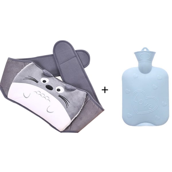 Kawaii Varmtvannsflaske Belte Håndvarmer Søte Dyr Håndvesker Varmtvannsbag Varmtvannsflasker for jenter Varmeapparat Julegave Cat2 set