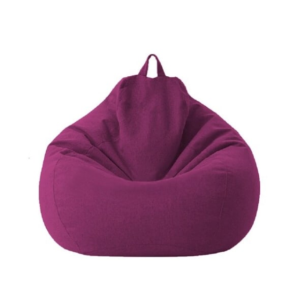 Store Små Late Sofaer Trekk Stoler uten Fyll Lin Stoff Lounger Sete Saccosekk Puff Couch Tatami Stue Saccosekker I 70x80cm