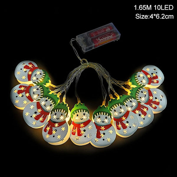 165cm Juldekoration LED Ljus Ornament Plast Jultomte Julgran Snögubbe Ljusslinga Självlysande Juldekoration Xmas Tree LED