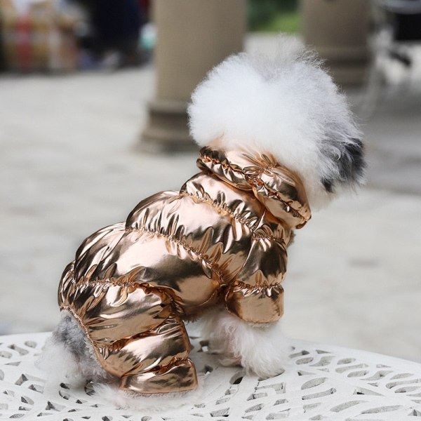 Hundkläder Varma Husdjurskläder Vinter Hunddräkt Husdjursjacka för Små Mellanstora Stora Hundar Chihuahua Bulldog Golden M