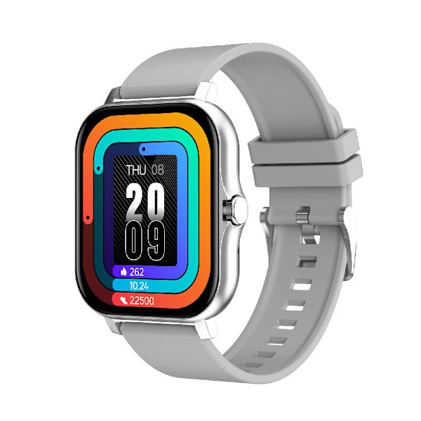 Smart Armband Sportarmband Populär Smart Armbandsur golden-silicone band
