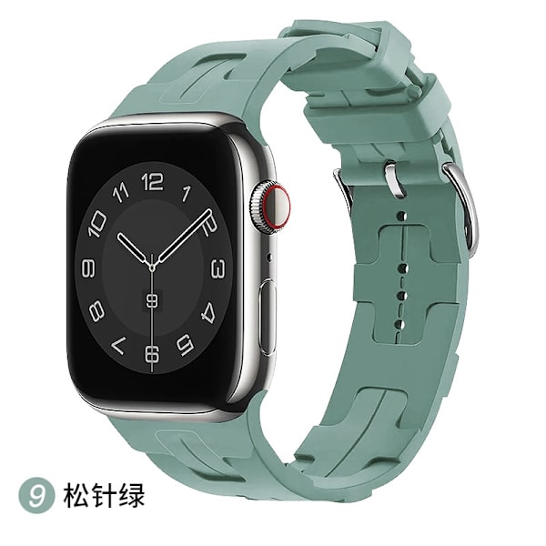 Klockarmband för Apple Watch iWatch 38/40/41/42MM Barrskog Grön