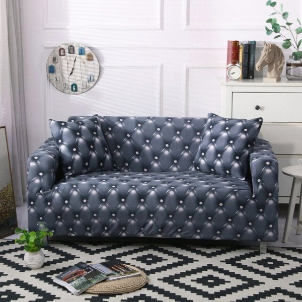 Joustavat narukuvioiset sohvanpäälliset olohuoneeseen, venyvät kulmasohvan päälliset 1/2/3/4-istuttavalle sohvalle color 14 3-seater 190-230cm