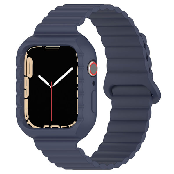 Klockarmband för Apple Watch iWatch 38/41/42mm Midnattsblå