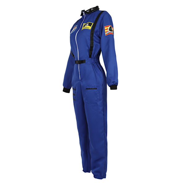 Astronaut Kostume Mænd Halloween Kostume til Kvinder Jumpsuits Astronautdragt Voksen Cosplay Kostumer men white M