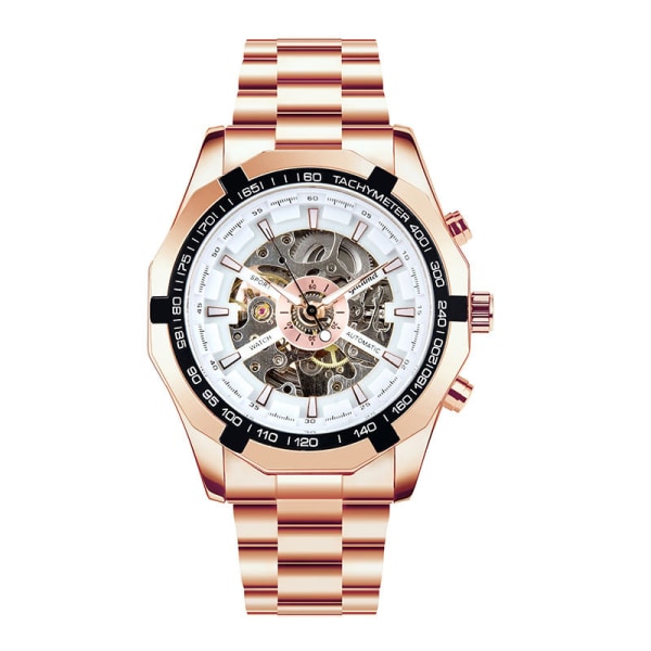 Camel Automatisk Mekanisk Klocka Lysande Klocka Herr Full gold black surface