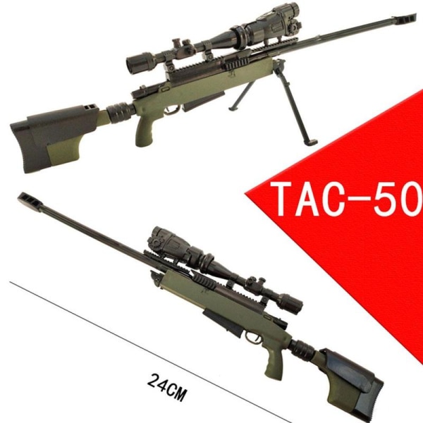 1/6 Mini Puslespil AWM 1/6 AWM Sniper Rifle Plastik Samle Gun Model Militær Bygning til 12 Tommer Action Figur Display AWM