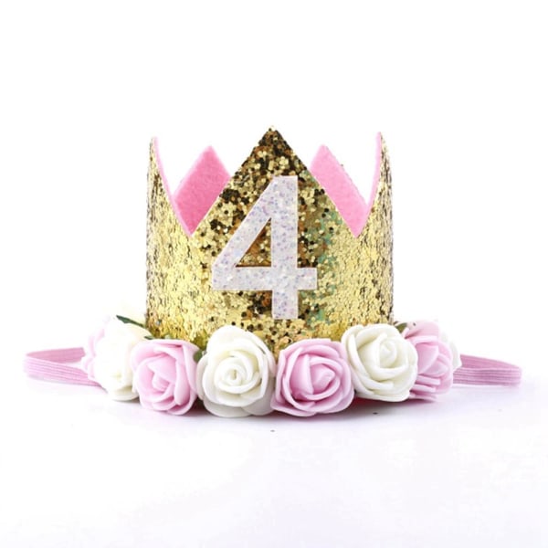 1 st One First Birthday Party Hattar 1st 2nd 3rd Crown Födelsedagshattar Number One Party Inredningar Barn Accessoarer Nyfött barn 5 Crown