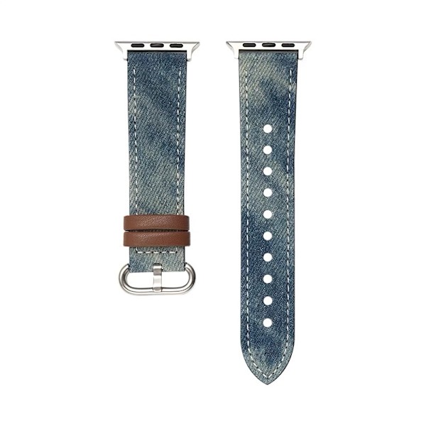 Kellon ranneke Apple Watch iWatch 38/40/41mm Suuri Sininen Denim