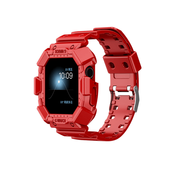 Til Apple Watch iWatch 6/5/4 Urrem Gennemsigtig Faldsikker En Urrem Frosting through 38/40mm iWatch