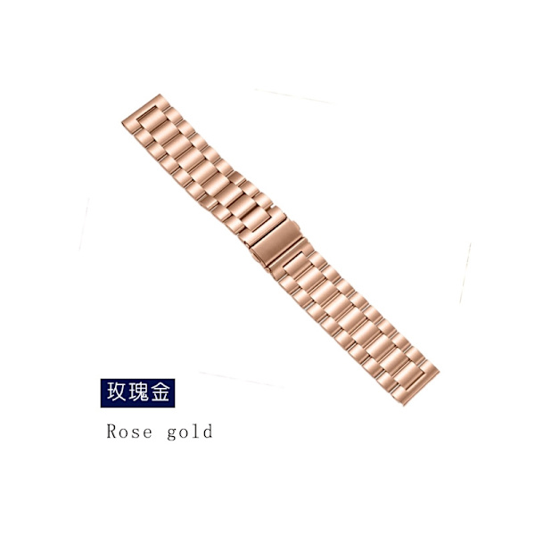 Klockarmband för Apple Watch iWatch Passande klocka 42/44/45/49mm Roséguld solid rem