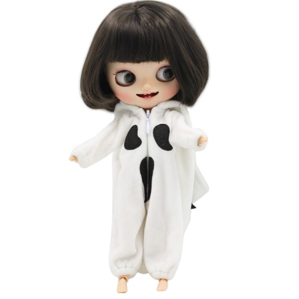 Blyth Docka 1/6 docka Halloween kostym djävul spöke kläder fladdermus hatt flicka pojke present leksak Like a photo