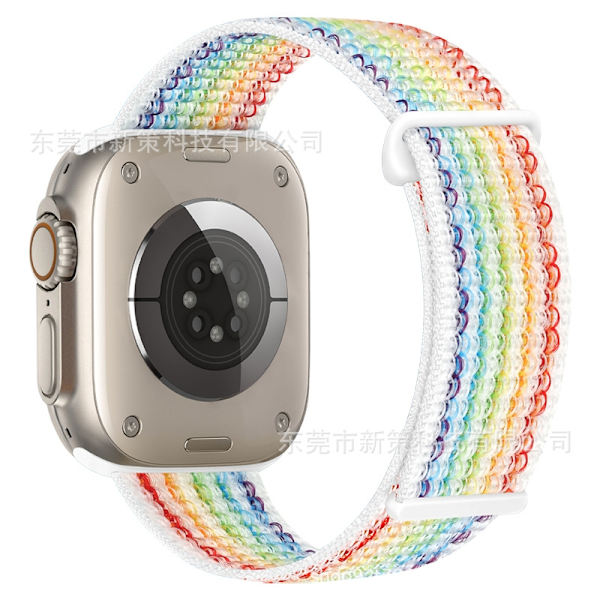 Urrem til Apple Watch iWatch 42/44/45/46/49mm Reflekterende Regnbue