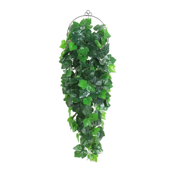 100 cm kunstige planter hængende vinstokke bryllup have dekoration falsk plante indretning til væg grønne blade vinstokke dekoration No hanging pot Red