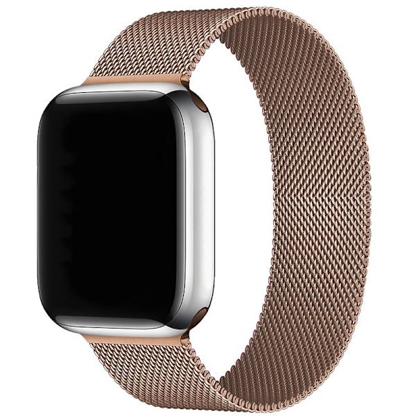Kellon ranneke Apple Watch iWatch -kelloon Soveltuu: 1-9 sukupolvi/SE 38/40/41 S10: 42mm 4 Ruusukullan värinen galvanointi