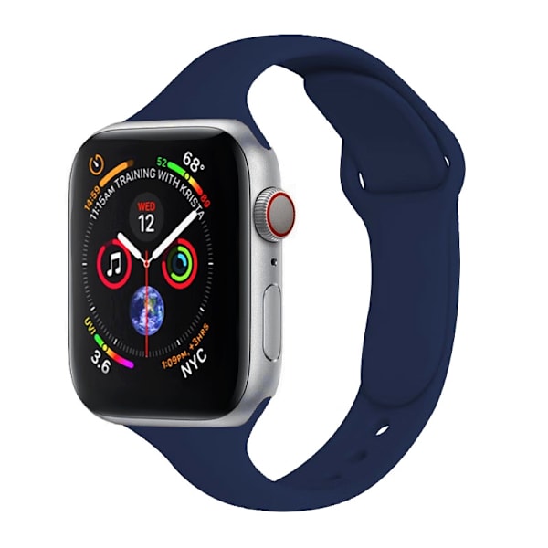 Klockarmband för Apple Watch iWatch 38/40/41MM S10:42MM Midnattsblå