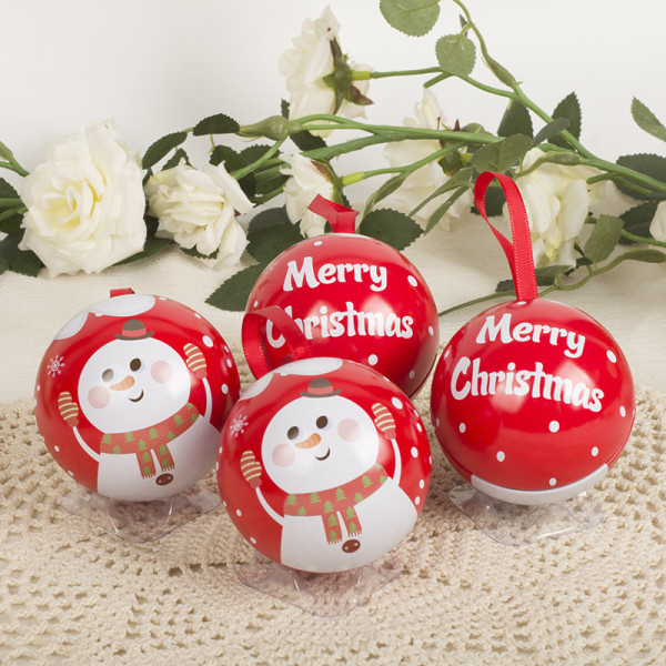 Juledekorasjon Anheng Poke Ball Julegodteriboks Kreativt Anheng Jernkule Juleprodukt Anheng Santa Elk 6.8cm