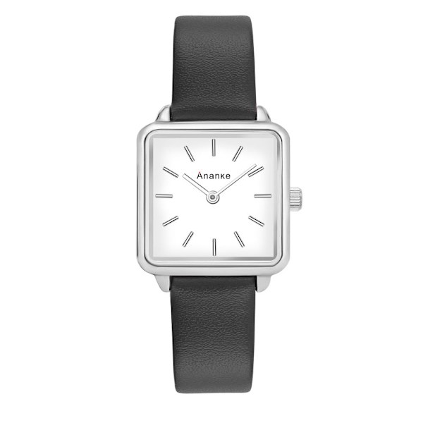 Damklocka Mode Casual Damklocka Japanskt Urverk Läderarmband Vattentät Kvarts Klocka An2513