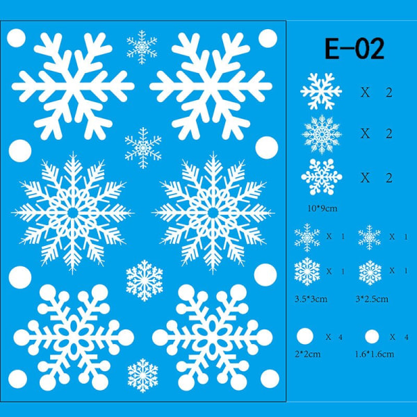 Jul Fönsterdekorationer God Jul Dekorationer För Hemmet Jul Väggdekor Barnrum Väggdekaler Nyårsdekorationer A-20x30cm