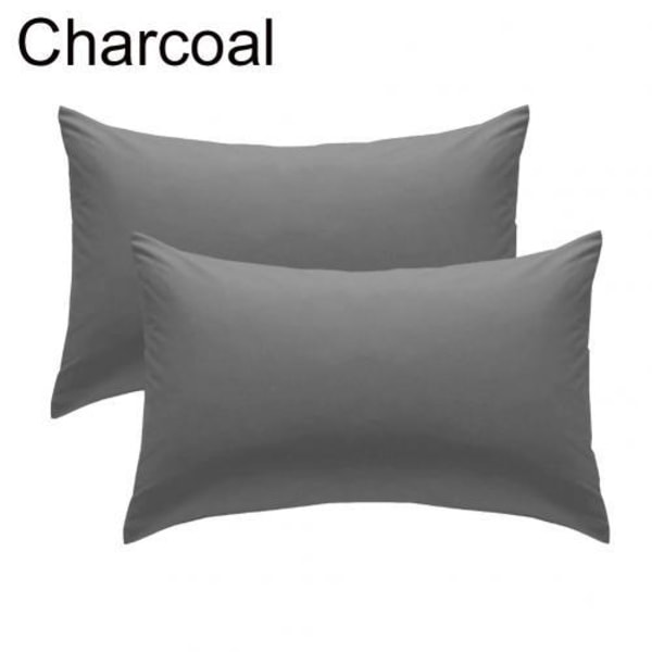 50x70cm 2st Mjuka Enfärgade Kuddfodral Örngott Hem Soffa Stol Dekor Heminredning White