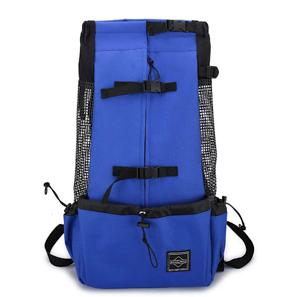 Ulkoilureppu pennuille ja keskikokoisille koirille, hengittävä kantoreppu pienille koirille ja ranskanbulldogeille, lemmikkitarvikkeet Blue XL-suit 15-28kg