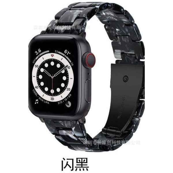 Urrem til Apple Watch iWatch 38/40/41mm Flash sort