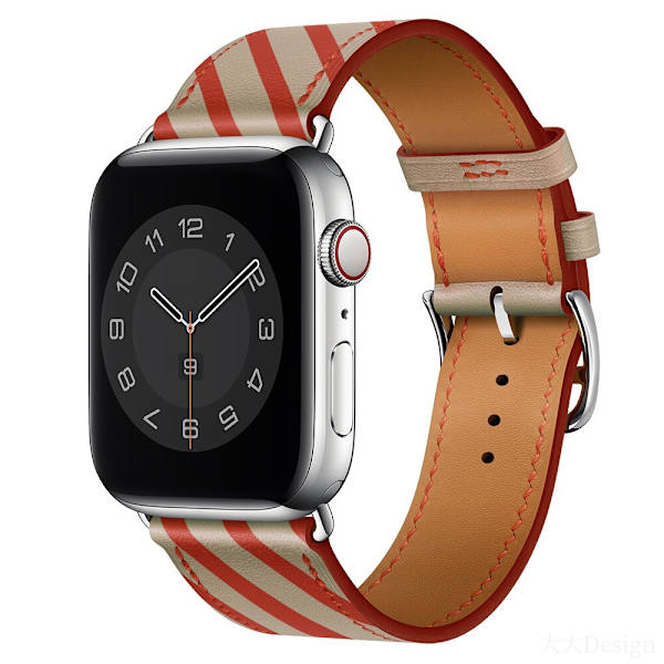 Läderarmband för Apple Watch band 44mm 40mm 38mm 42mm iWatch Single tour armband Apple Watch 5 4 3 se 6 brown 42mm or 44mm
