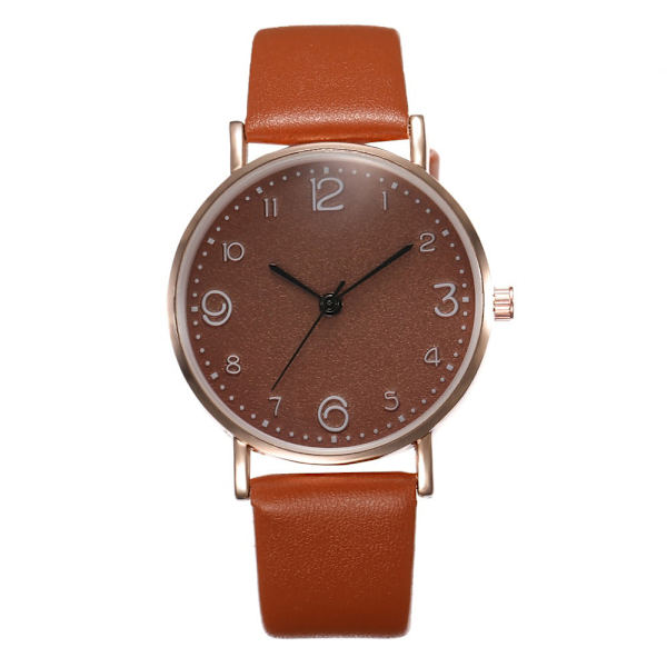 Simpelt Bælteur Dame Casual Studenter Quartz Dameur Red
