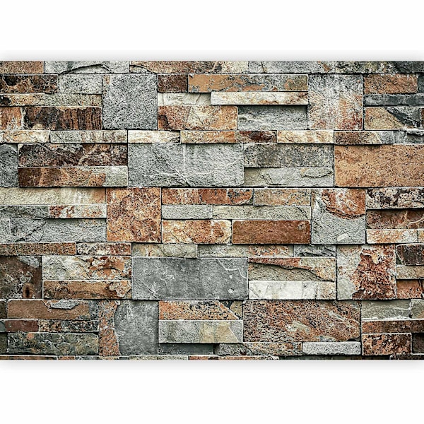 Vægmaleri - Rustne Kontraster 100x70 cm 100x70 cm