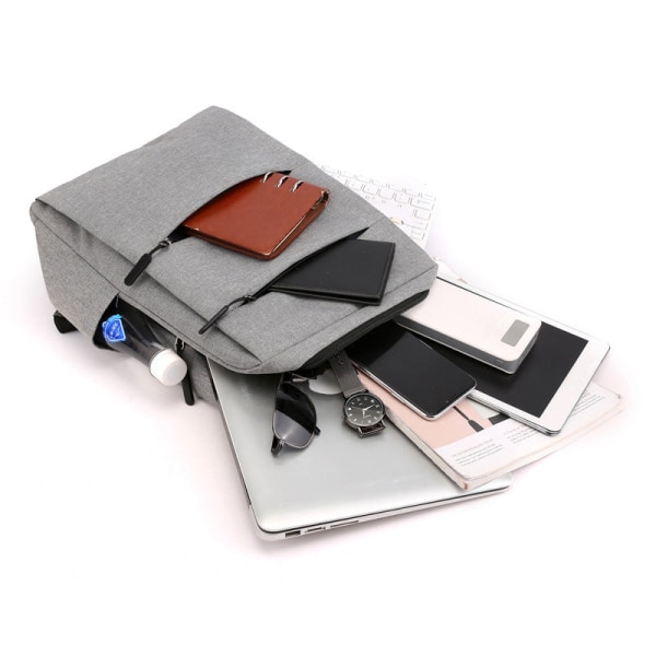 Canvas-reppu ulkoiluun ja vapaa-aikaan Grey 15.6in
