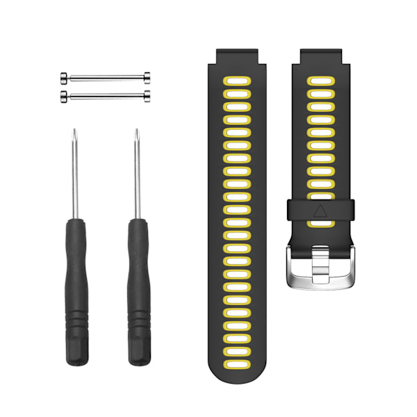 Klockarmband för Garmin Forerunner 735xt 620 630 Black yellow