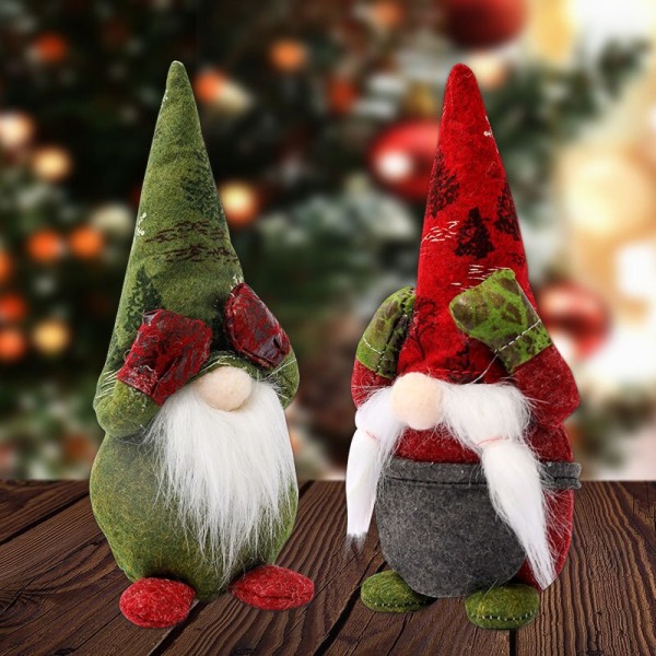 Jultomte Dekoration Plyschleksaker Nyårsfest Julklappar Ornament Julhattar Nyårsfestgåvor b5