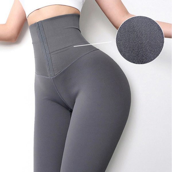 Joogahousut Trikoohousut Push Up Juoksu Naisten Kuntosali Fitness Leggingsit 1mm-Red M