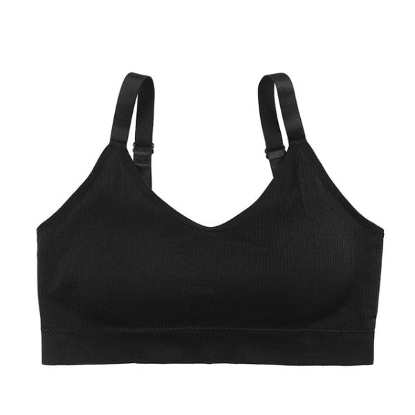 Yoga BH Andningsbar gymtopp Anti-svett Stötsäker Vadderad Träningsunderkläder För Kvinnor style 1 green Free Size