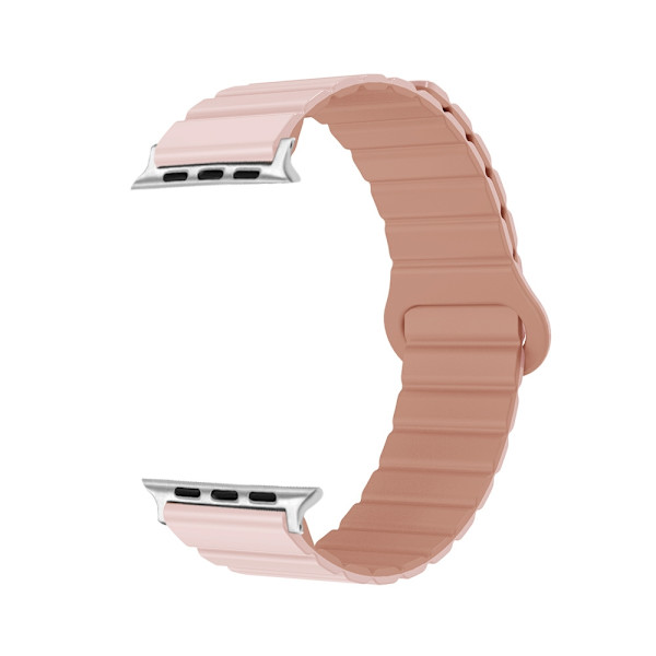 Klockarmband för Apple Watch iWatch 38-40-41mm ljusrosa + rosagrå