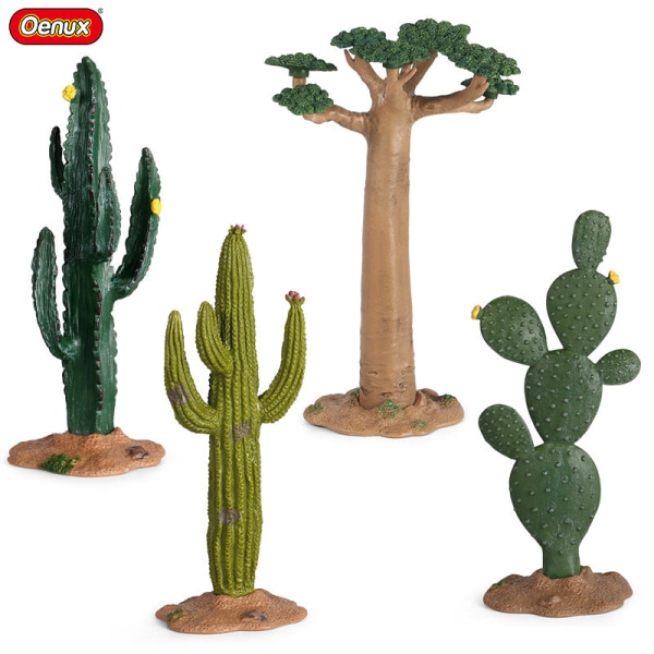 Mikro Landskab Plante Dekoration Simulation Kaktus Baobab Æbletræ Stenhave Sandbord Scene Dekoration Træmodel M-101 ancient tree
