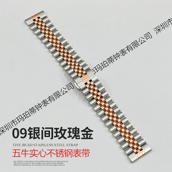 Kellon ranneke Apple Watch iWatch -kelloon Soveltuu: 1-9 sukupolvi/SE 38/40/41mm 9 hopea ruusukulta