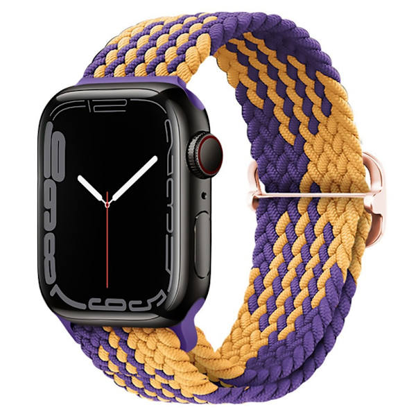 Klockarmband för Apple Watch iWatch 38/40/41mm 8-formad spänne lila guld