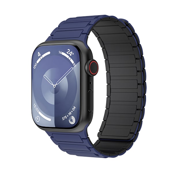 Klockarmband för Apple Watch iWatch 38/40/41mm ~10:e generationen universell mörkblå svart