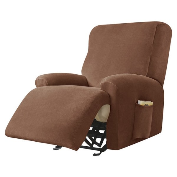 Samettinen pehmoreclinerin päällinen, jaettu malli, joustava Lazy Boy -tuolin päällinen, lepotuoli, yhden istuttava sohvanpäällinen, nojatuolin päälliset A14 Recliner cover
