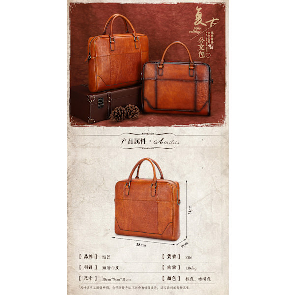 Swagger Bag Nylon Ryggsäck för Resor eller Affärer för Män Brown
