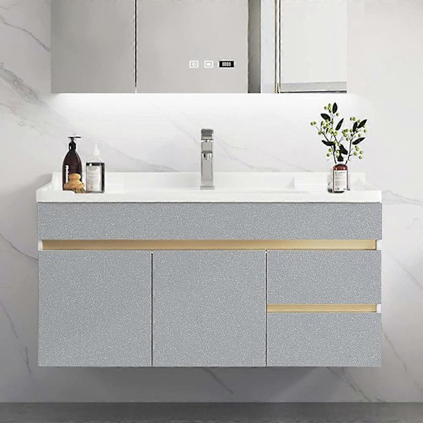 Kökstickers - vanlig silverborstad - medium 40CM*2M