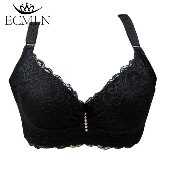 80-105 C/D Naisten Rintaliivit Plus Iso Suuri Koko Super Push Up Bralette Pitsi Alusvaatteet Seksikäs Alusasut Kaarituelliset Wine red 85C