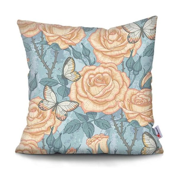 Blomster Putetrekk dekorativ pute Tropisk plante papegøye putetrekk dekorativt putetrekk for sofa Putetrekk 45x45cm BZZD1T98